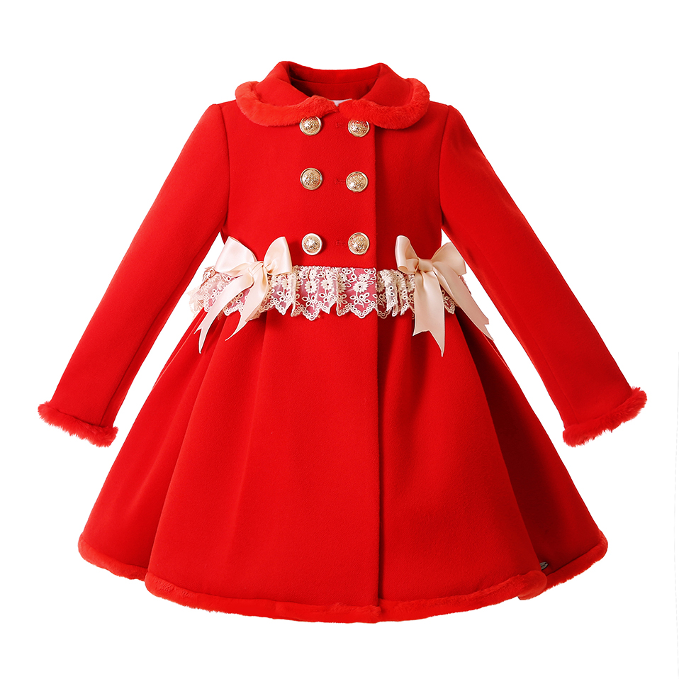 Winter Clothing Toddler Girl - ペティガール 新しいクリスマス幼児用冬用赤いジャケットコート キッズガールズアウターウェア衣類 年齢2 3 4