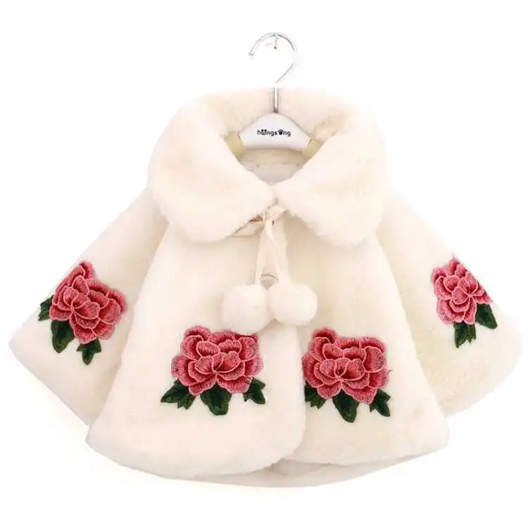 Winter Clothing Toddler Girl - 子供のための毛皮の模造ポンチョ,女の子のためのマント,幼児のためのケープジャンパー,子供のためのカーディガン服,春,秋