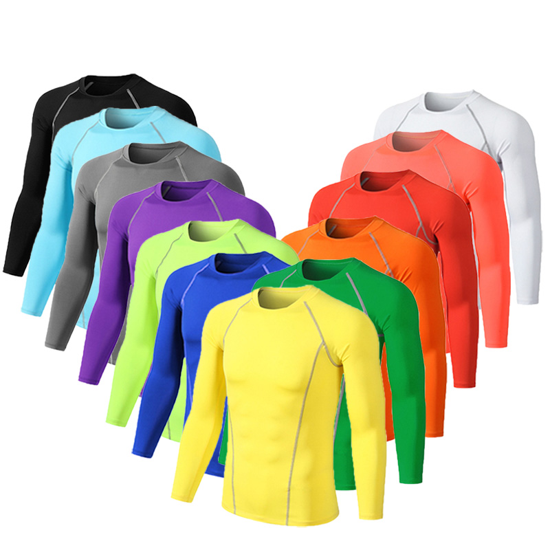 Winter Clothing Boys - 男性女性キッズ子供少年少女圧縮ランニングロング Tシャツフィットネススポーツバスケットボールサッカージムスポーツウェア服 B1004
