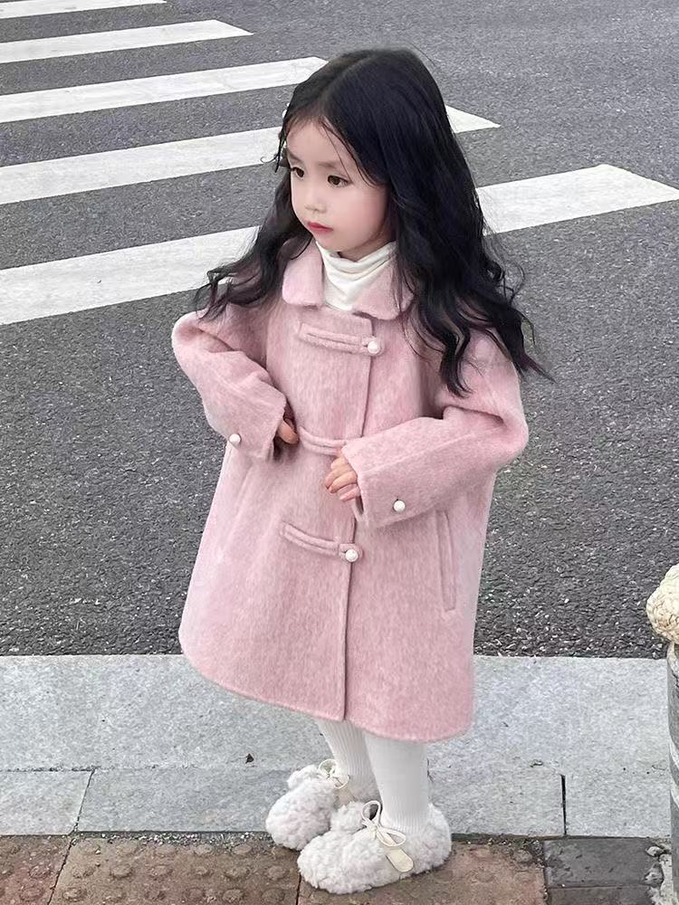 新しい女の子用秋冬ジャケットファッション幼児用キュートなオー - Winter Clothing Toddler Girl のレビューと価格