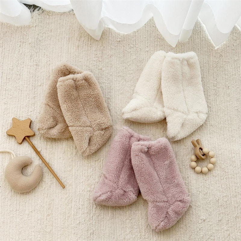 暖かい冬のベビーソックスコーラルフリースソックス幼児男の子女 - Winter Clothing Toddler Girl のレビューと価格