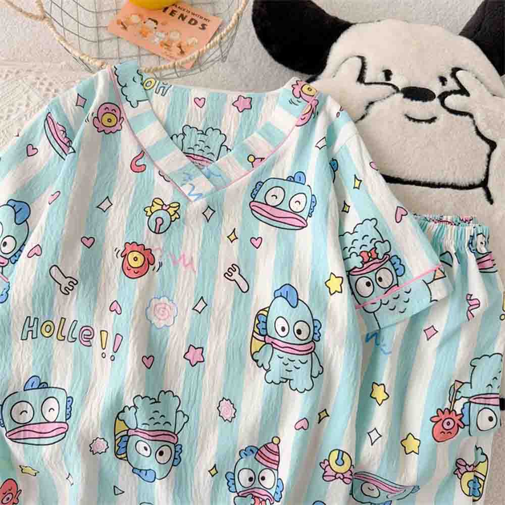 サンリオ ハンギョドン レディース パジャマセット 可愛い漫 - Winter Clothing Deals のレビューと価格