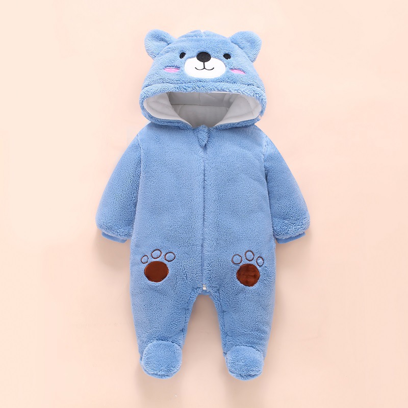 男の子と女の子のためのかわいいクマの全体的なジャンプスーツ, - Winter Clothing Toddler Girl のレビューと価格