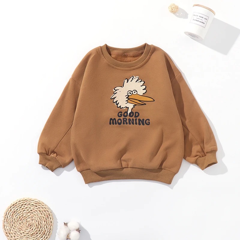 韓国イン 2024 子供の秋冬長袖 O ネックトレーナーかわ - Winter Clothing 1 Year Old のレビューと価格