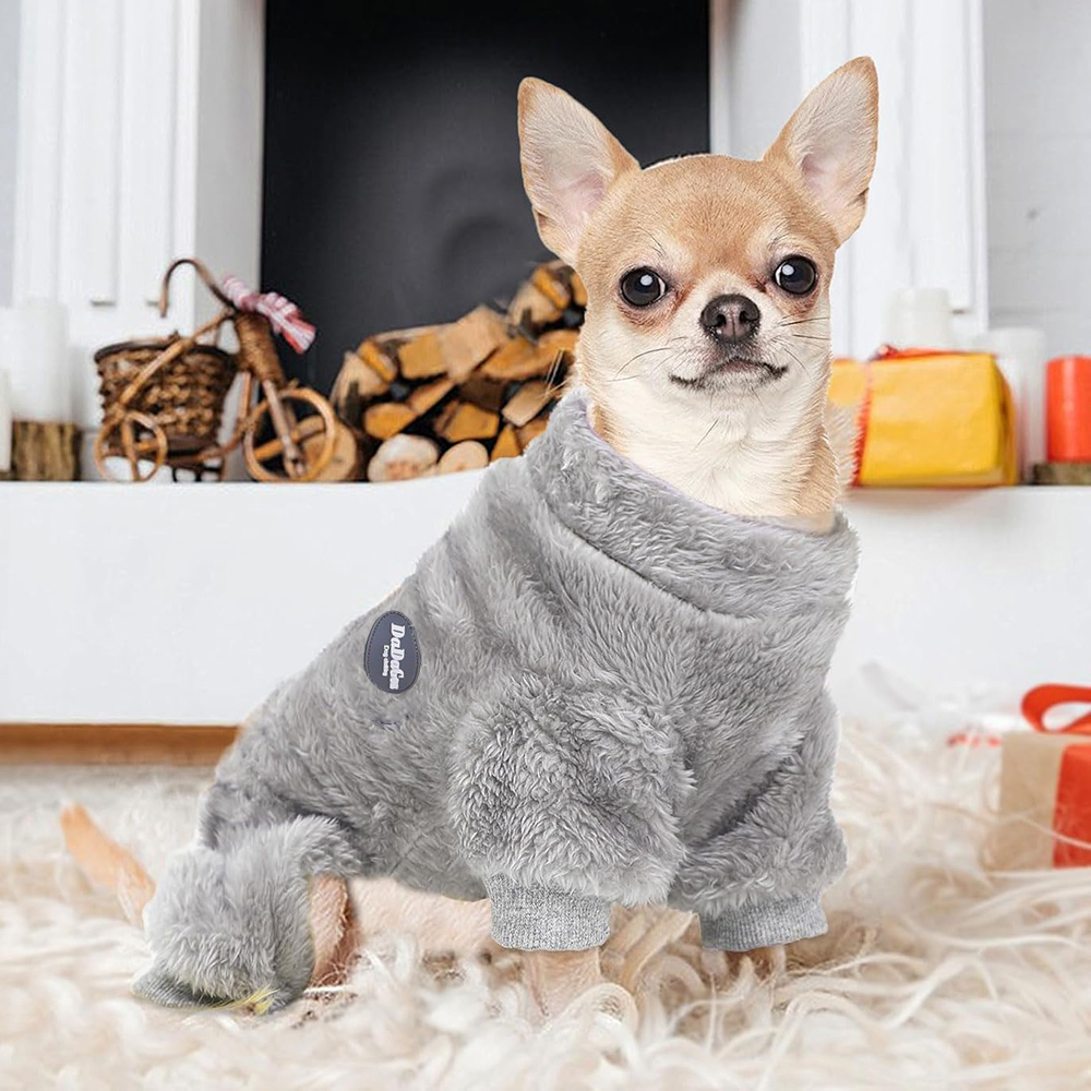 小型犬用セーター 冬用ペット服 男の子 女の子 フリース 子 - Winter Clothing Boys のレビューと価格