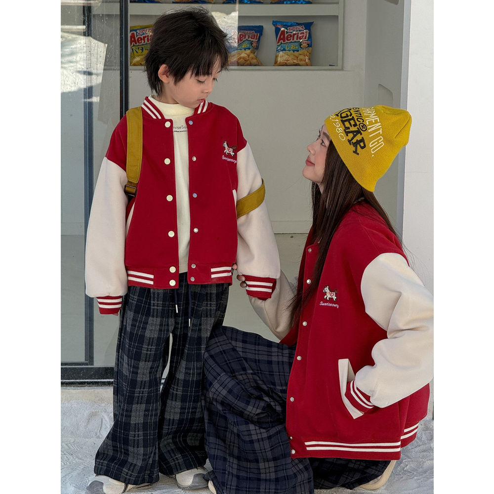 冬韓国スタイル家族マッチングジャケット男の子女の子親子フリー - Winter Clothing Boys のレビューと価格