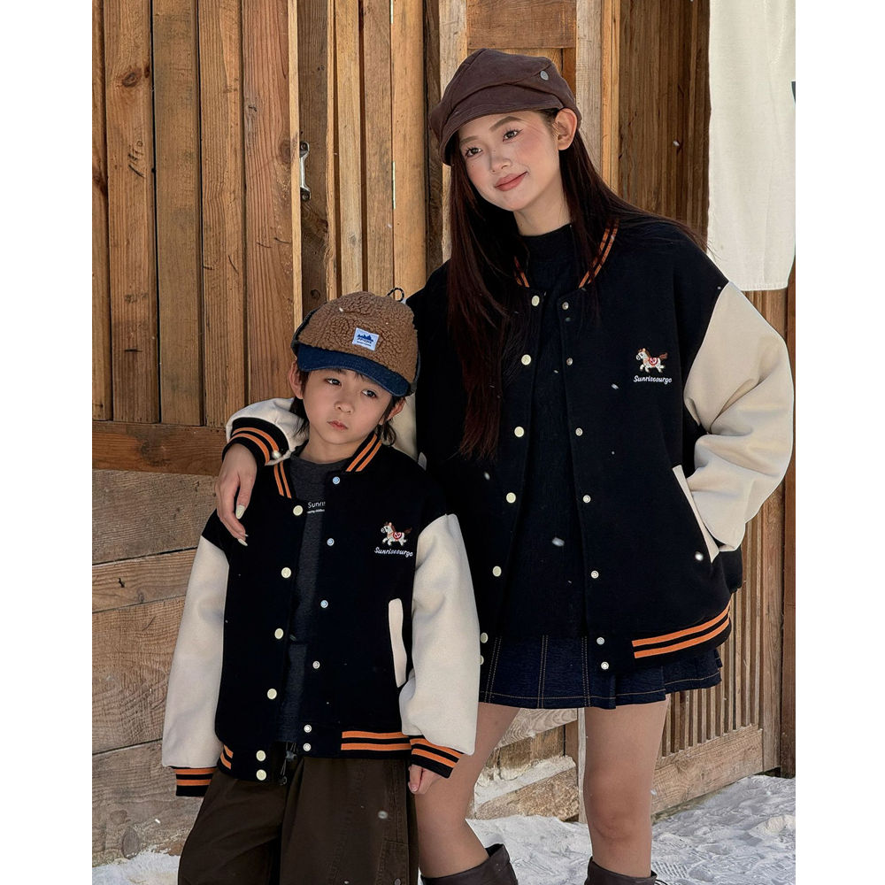 冬韓国スタイル家族マッチングジャケット男の子女の子親子フリー - Winter Clothing Boys のレビューと価格