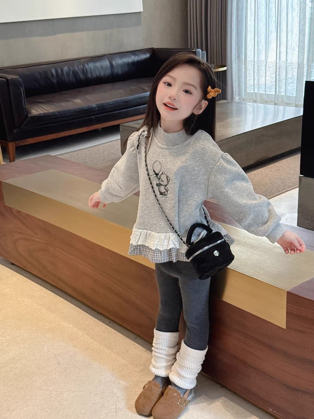 幼児女の子秋冬スウェットシャツ新しいファッションキッズフリー - Winter Clothing Toddler Girl のレビューと価格