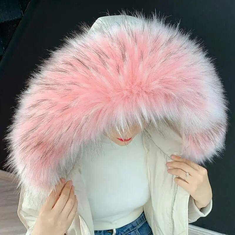 取り外し可能なフェイクファーカラー特大ウォームフェイクファー - Winter Clothing Deals のレビューと価格
