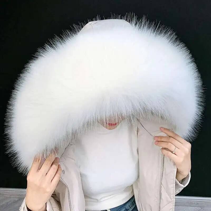 取り外し可能なフェイクファーカラー特大ウォームフェイクファー - Winter Clothing Deals のレビューと価格