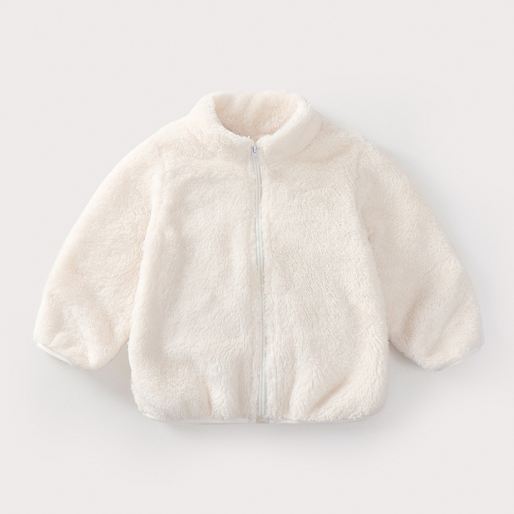 ファッション子供男の子無地ぬいぐるみコート秋冬暖かい赤ちゃん - Winter Clothing Toddler Girl のレビューと価格