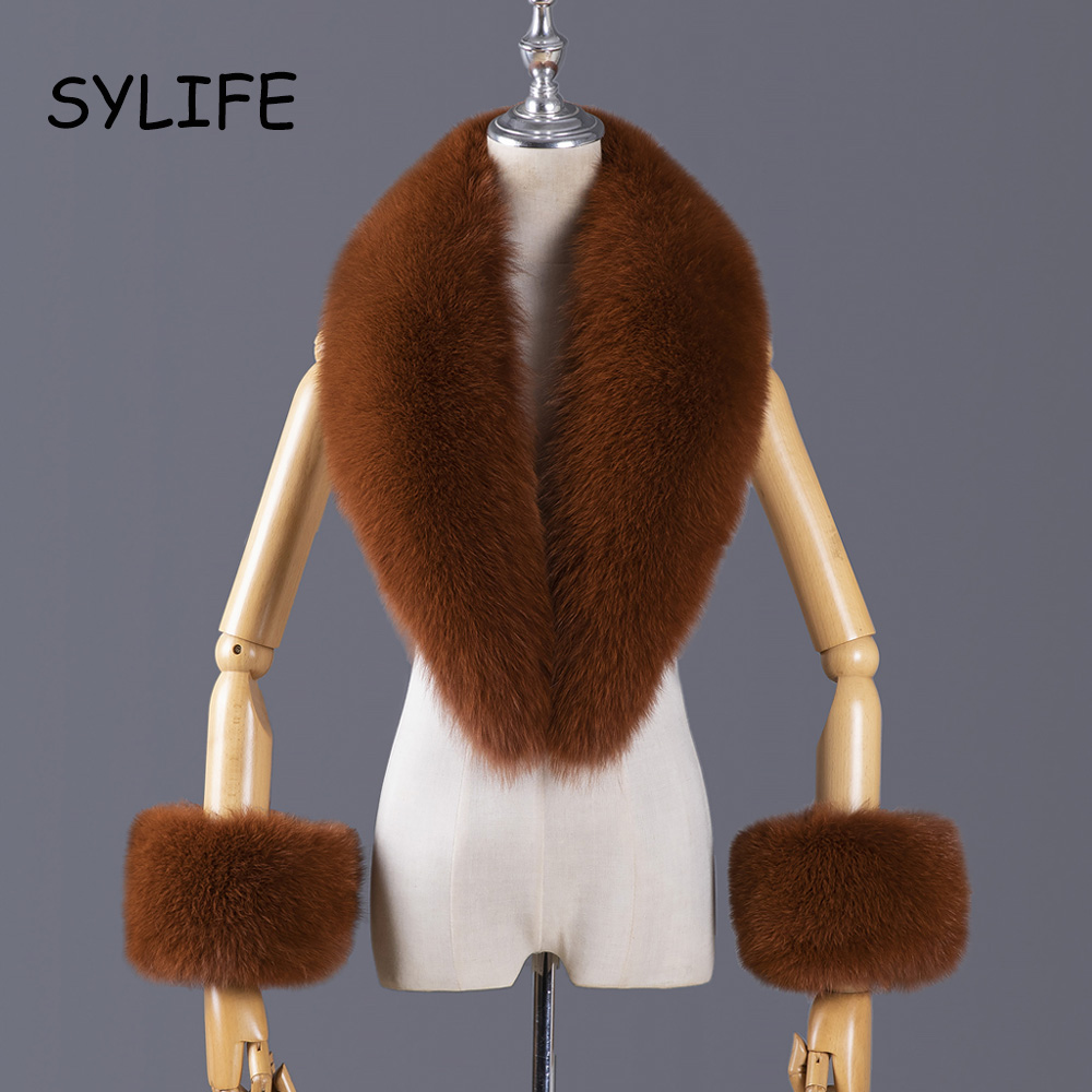 2025年 本物の狐の毛皮の襟 冬 レディース 高級毛皮スカ - Winter Clothing Deals のレビューと価格