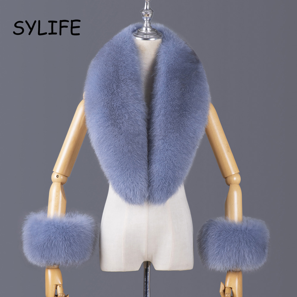 2025年 本物の狐の毛皮の襟 冬 レディース 高級毛皮スカ - Winter Clothing Deals のレビューと価格