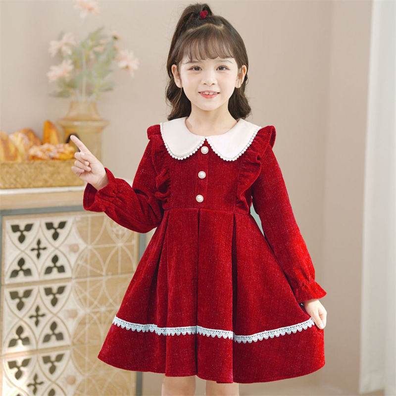 小さな女の子のための甘いドレス,プリンセスドレス,結婚式,誕 - Winter Clothing 1 Year Old のレビューと価格