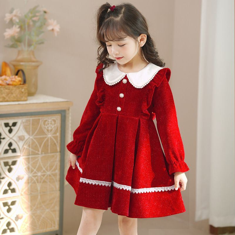 小さな女の子のための甘いドレス,プリンセスドレス,結婚式,誕 - Winter Clothing 1 Year Old のレビューと価格