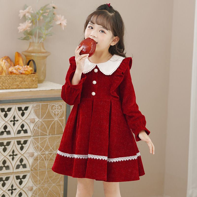 小さな女の子のための甘いドレス,プリンセスドレス,結婚式,誕 - Winter Clothing 1 Year Old のレビューと価格