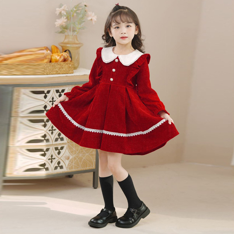 小さな女の子のための甘いドレス,プリンセスドレス,結婚式,誕 - Winter Clothing 1 Year Old のレビューと価格